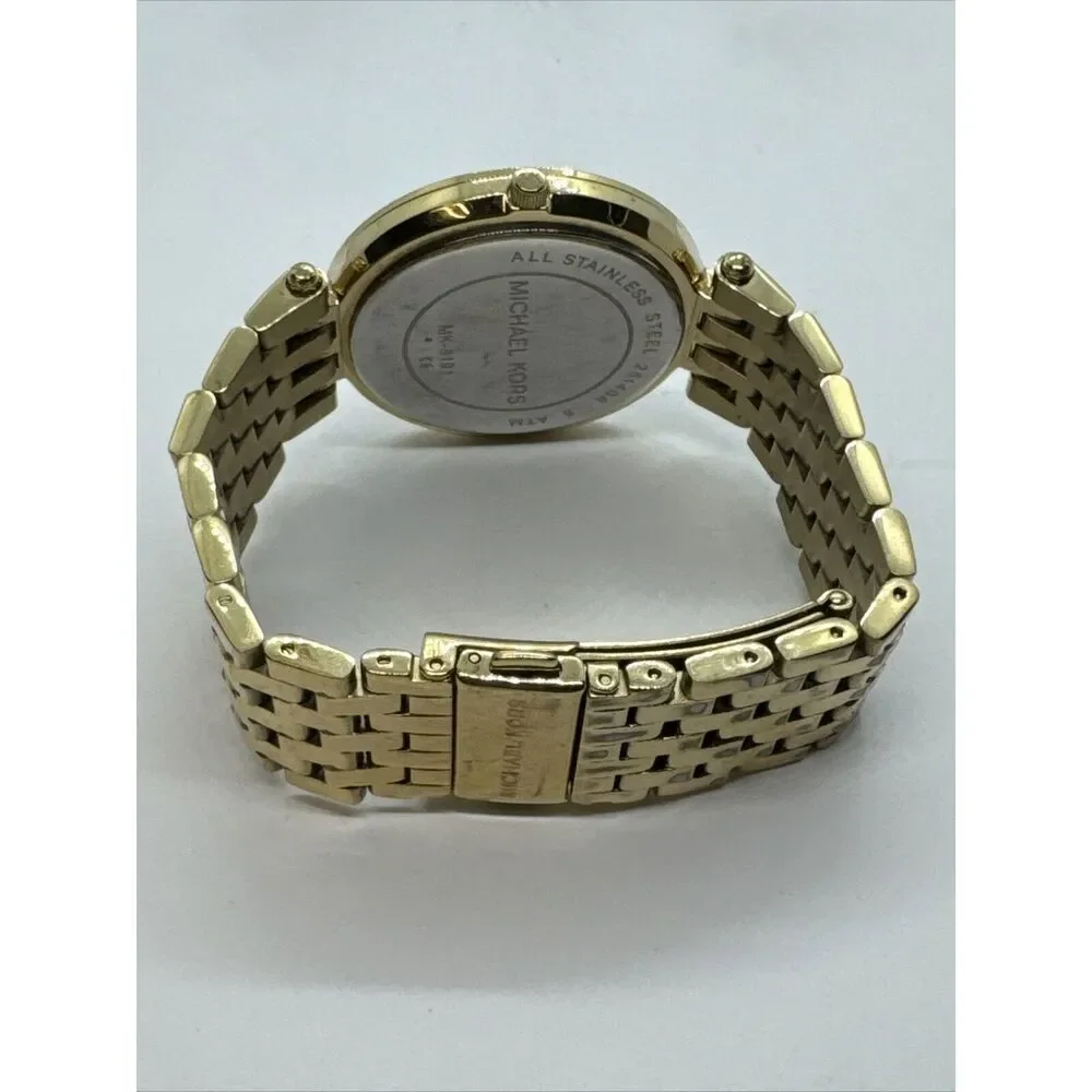 Michael Kors Darci MK3191 Women's Gold Stainless Steel Analog Dial Watch JNA280